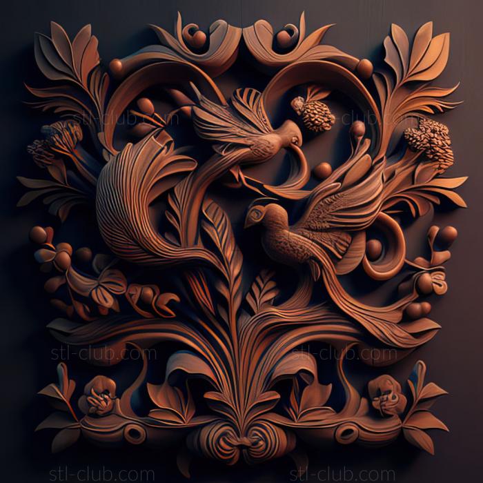 3D model st ornate (STL)